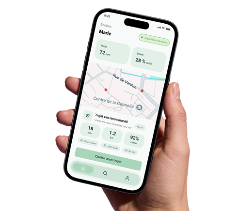 Mockup BeatWay sur iPhone